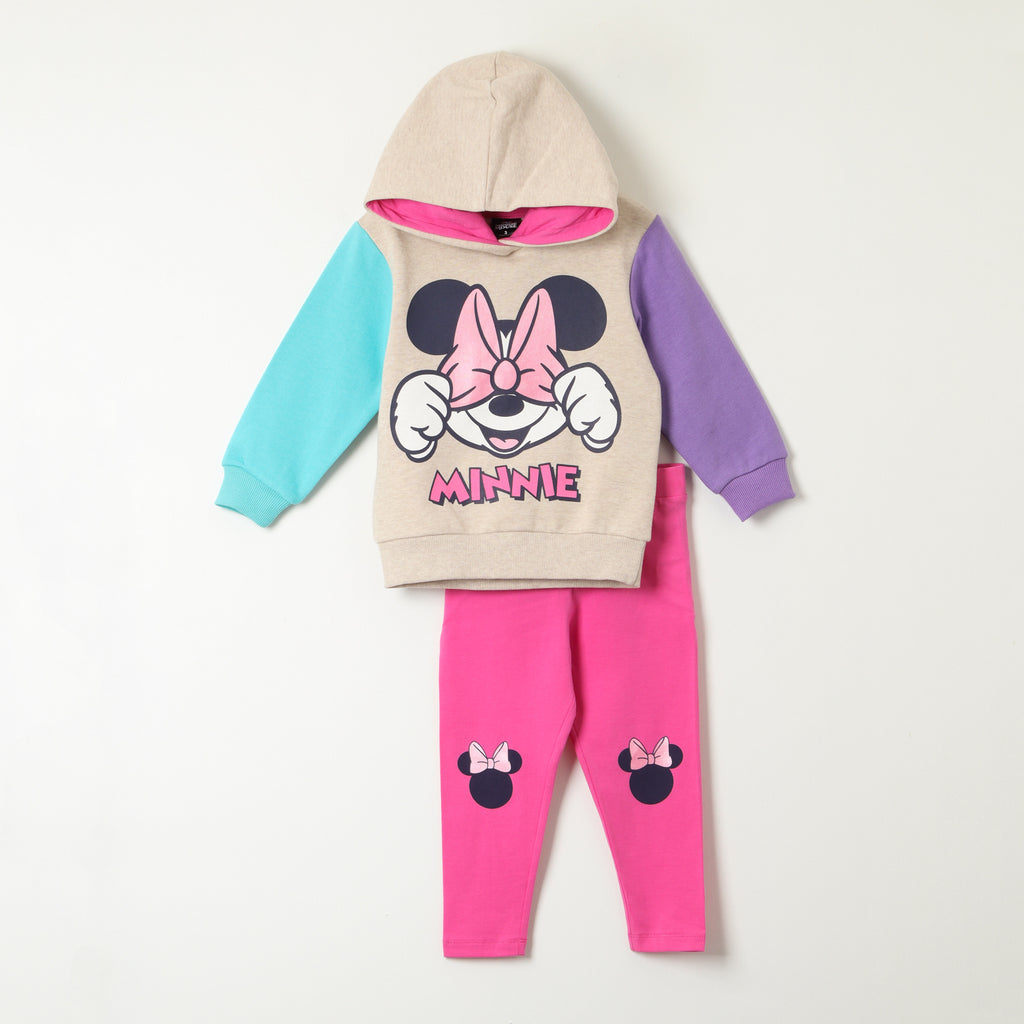 Conjunto Niña Minnie Covered Gris Disney
