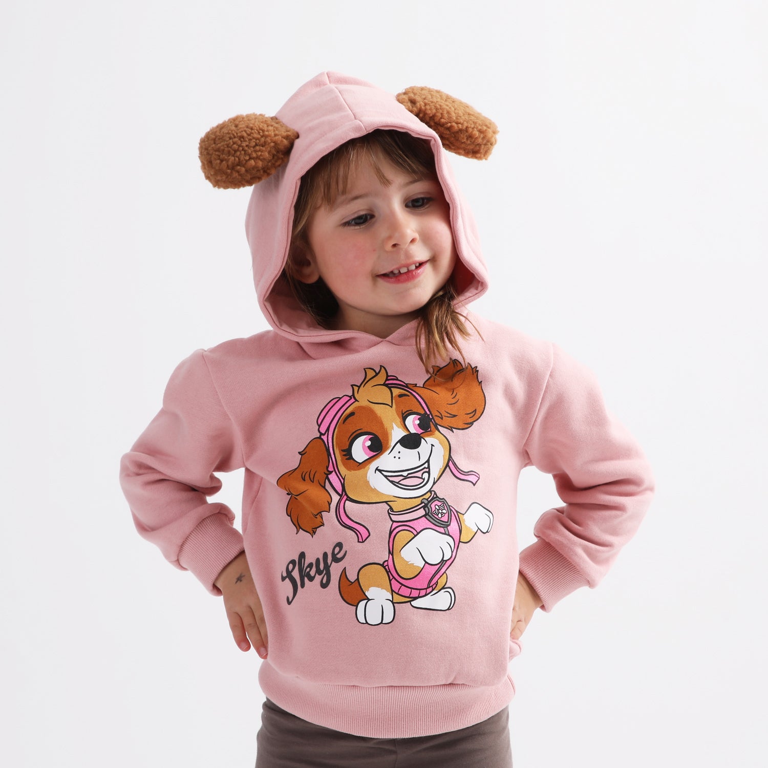 Conjunto Niña Skye Orejitas Rosado Paw Patrol