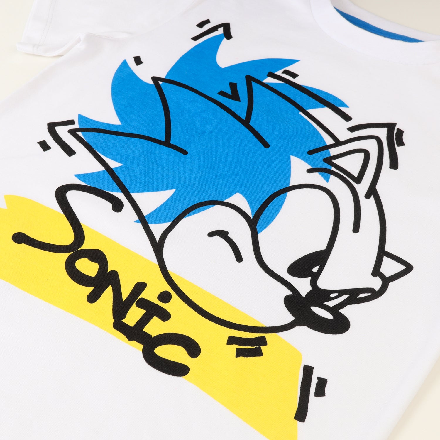 Conjunto Niño Cara Blanco Sonic