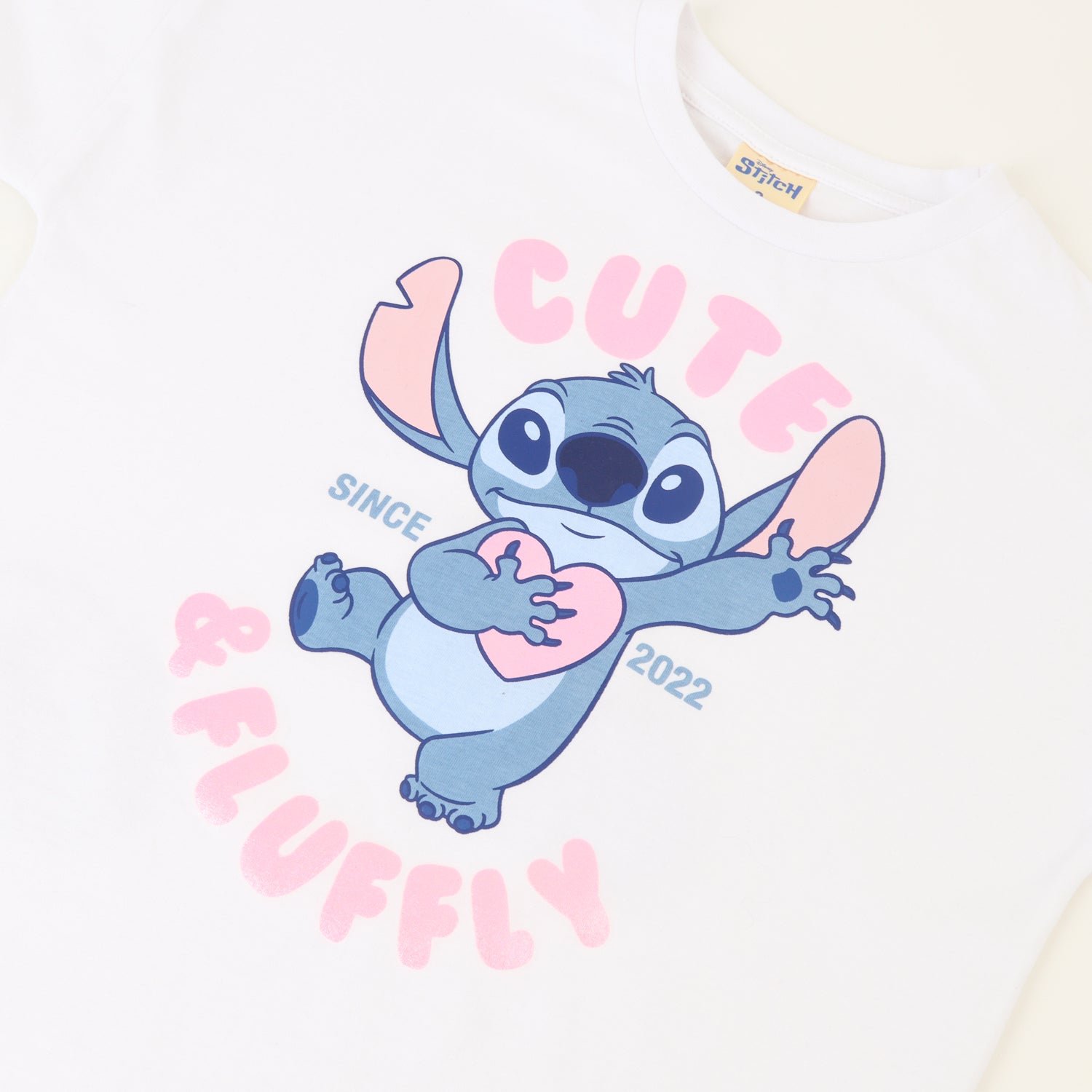 Conjunto Niña Lilo & Stitch Since Blanco Disney