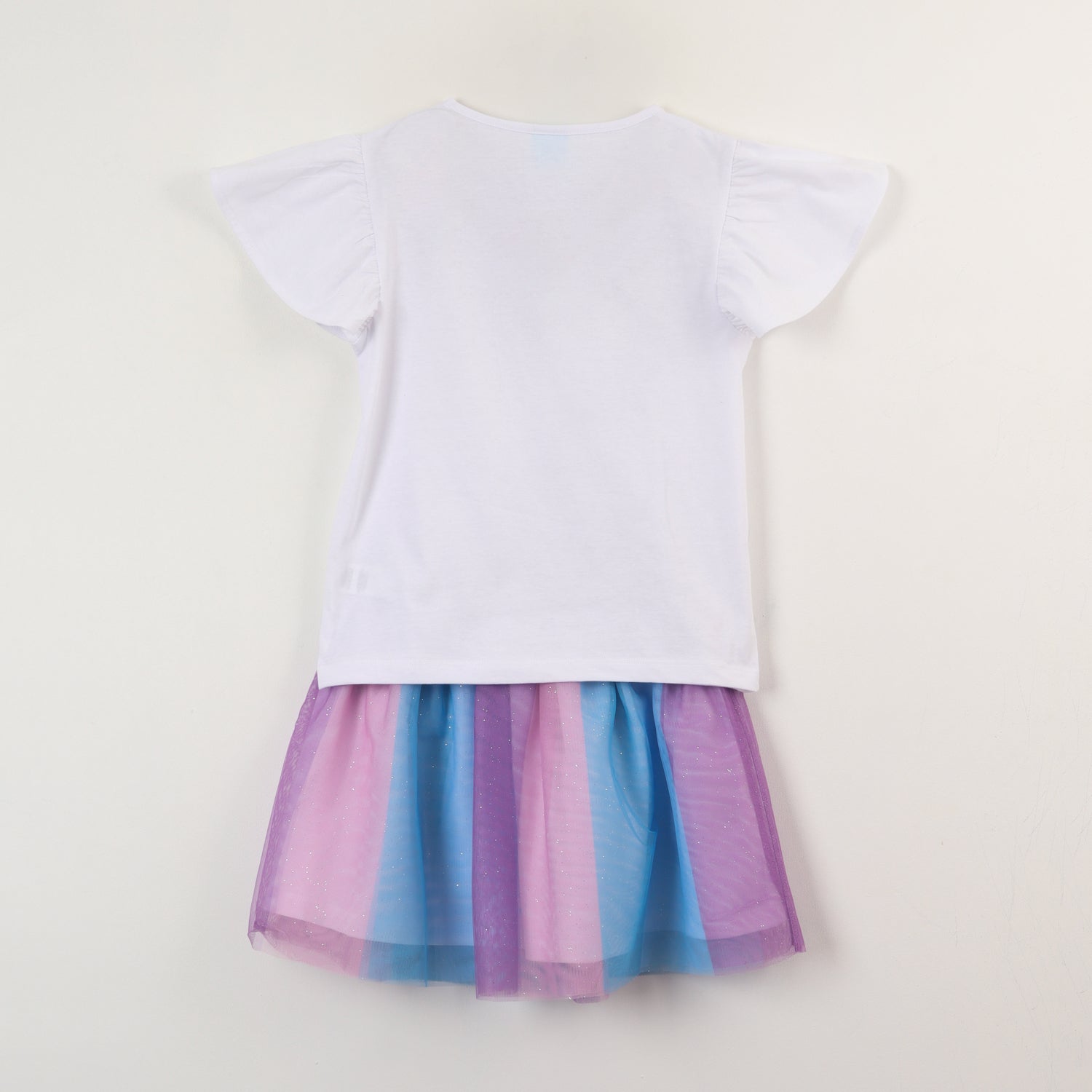 Conjunto Tull Niña Frozen Elsa Sparks Blanco Disney