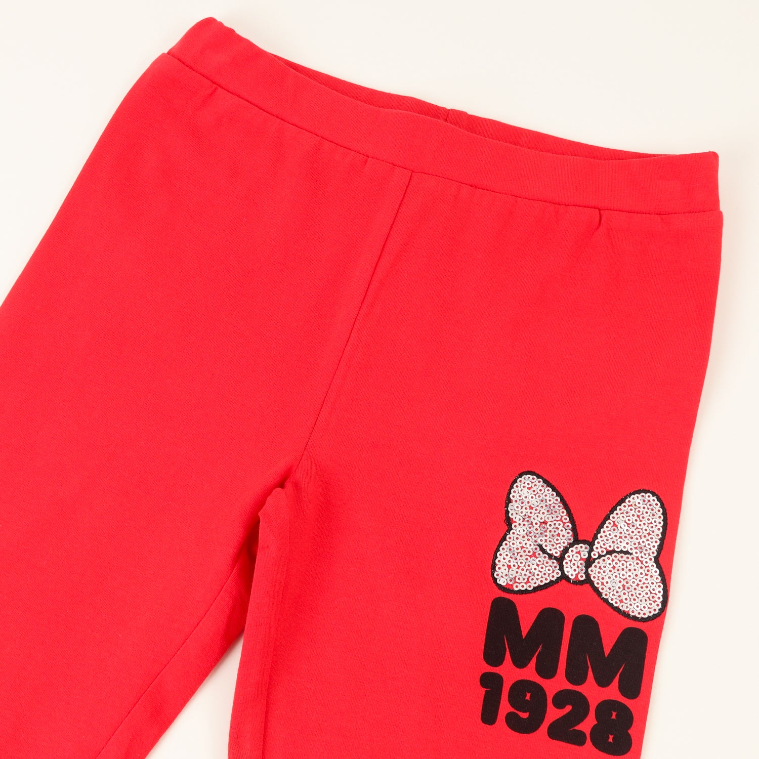 Conjunto Niña Minnie Lentejuelas Moñito Blanco Disney