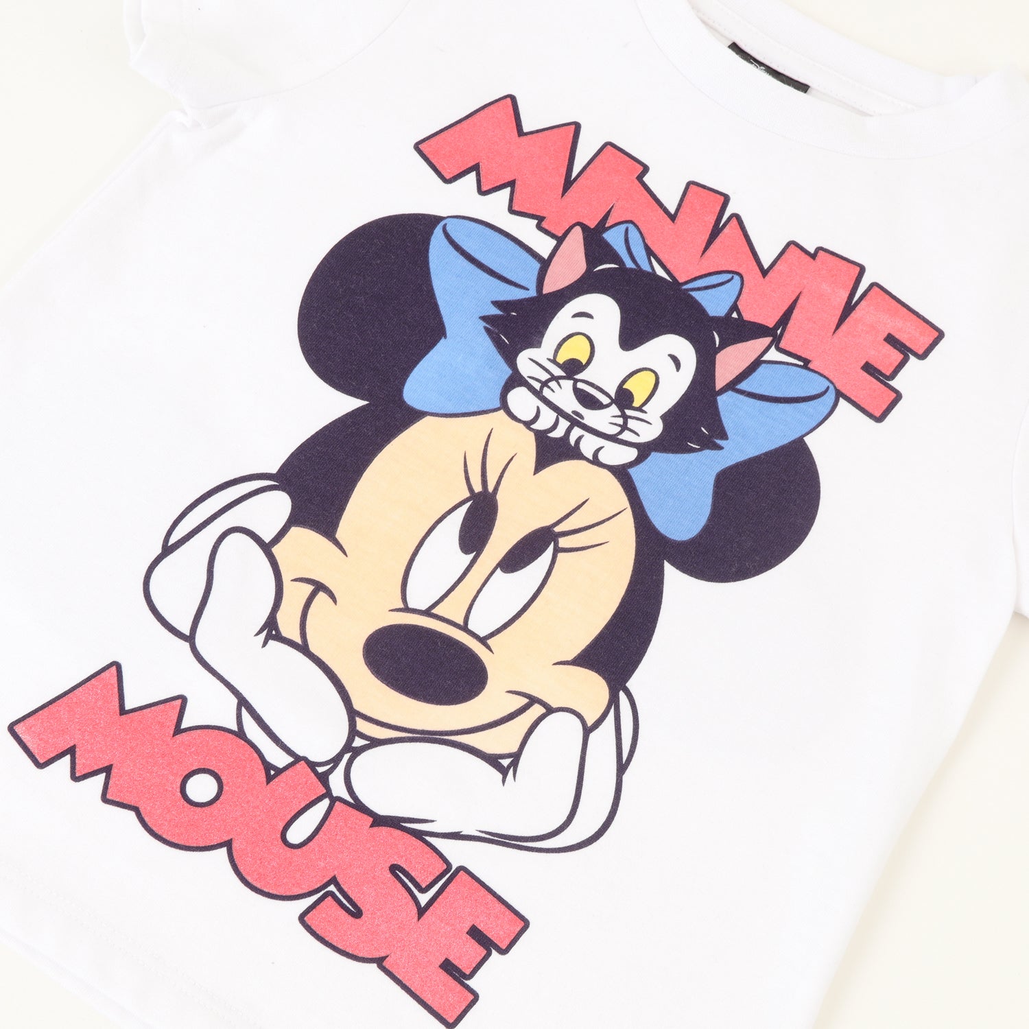 Conjunto Niña Minnie Figaro Blanco Disney