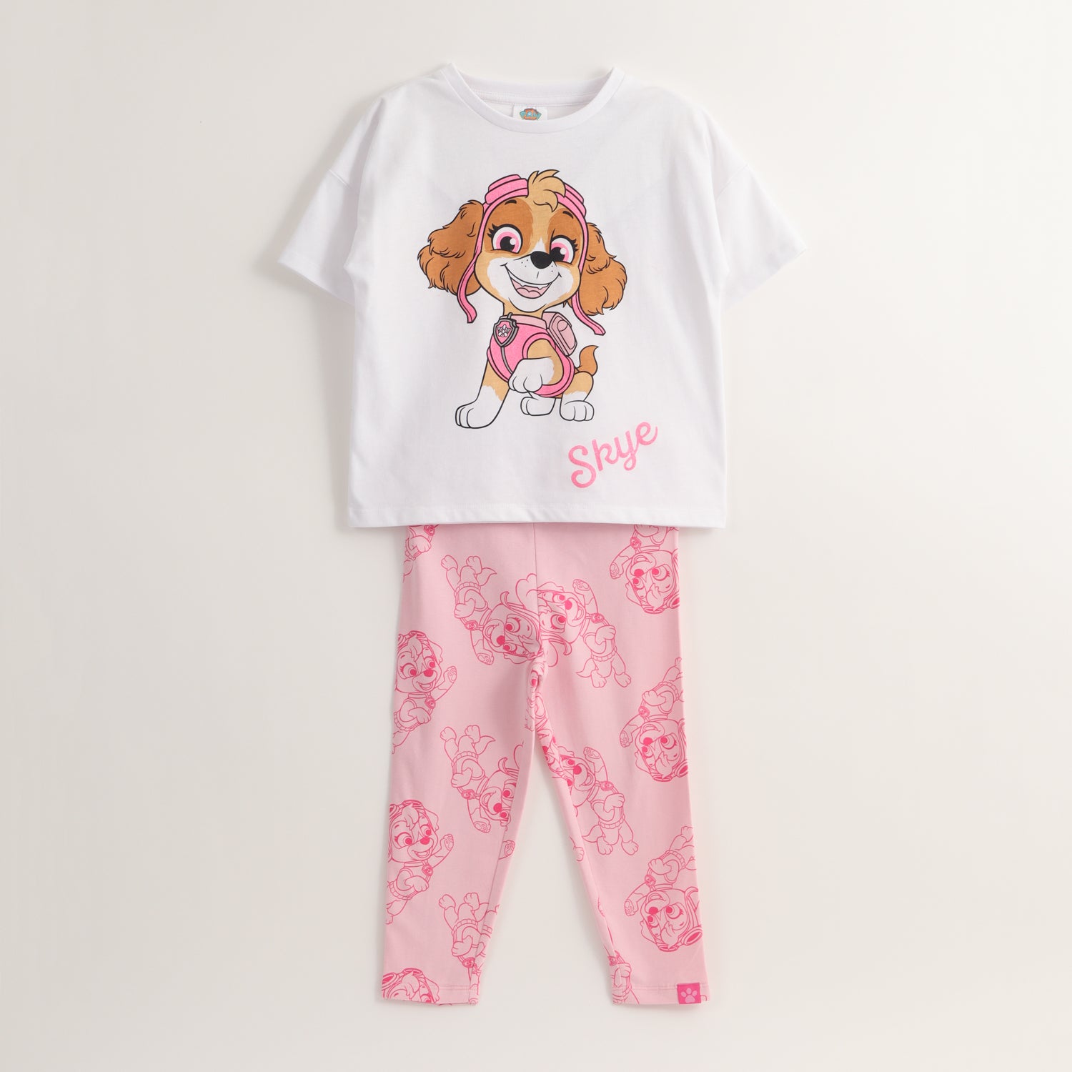 Conjunto Niña Skye Cute Blanco Paw Patrol