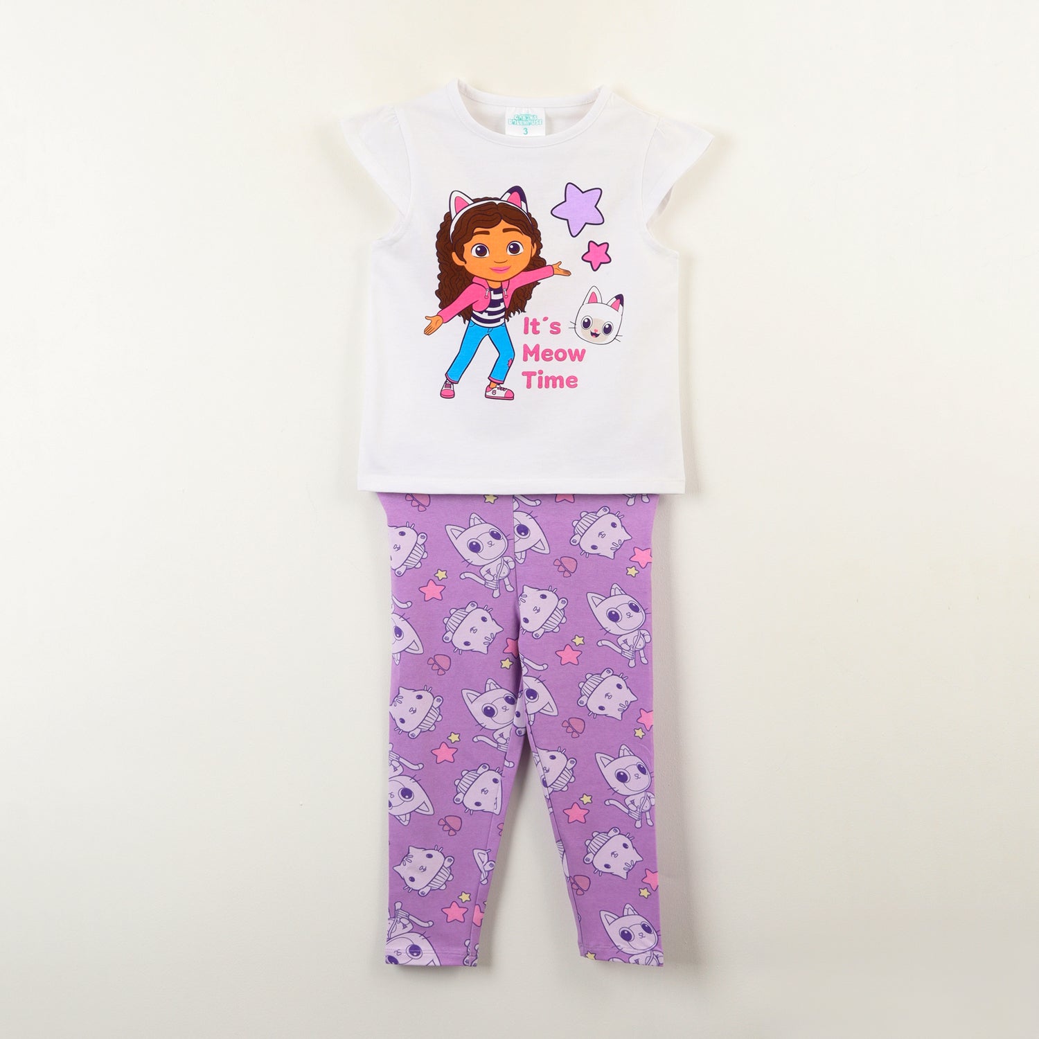 Conjunto Niña Meow Time Blanco Gabby Doll House