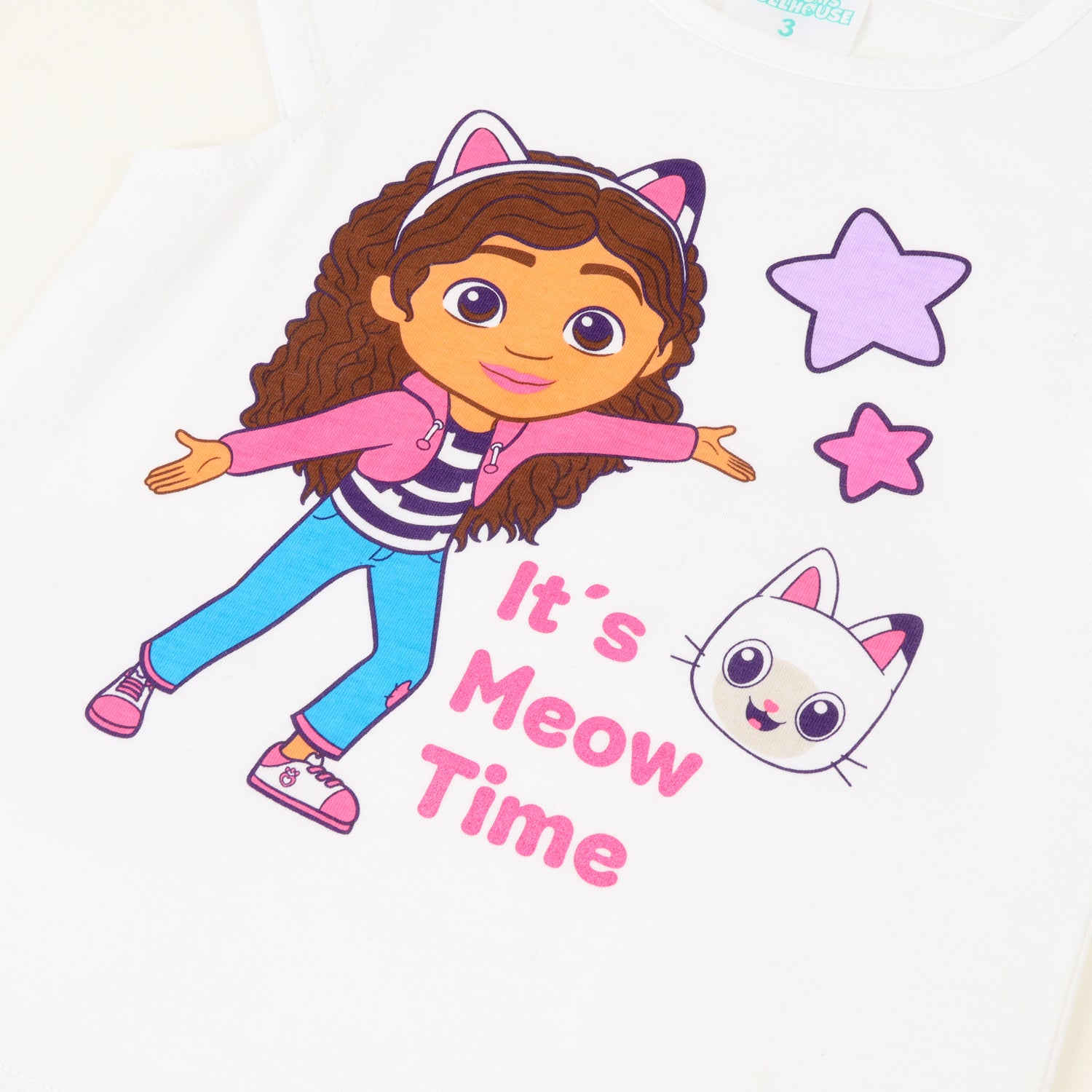 Conjunto Niña Meow Time Blanco Gabby Doll House