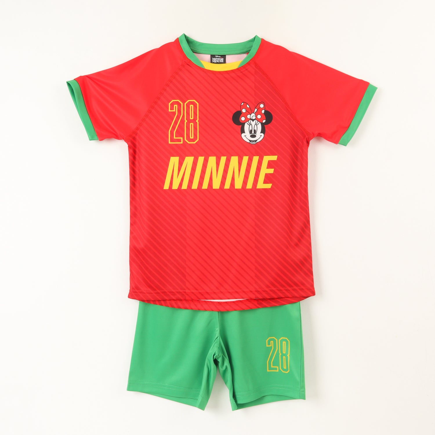 Conjunto Futbol Niña Minnie Rojo Disney