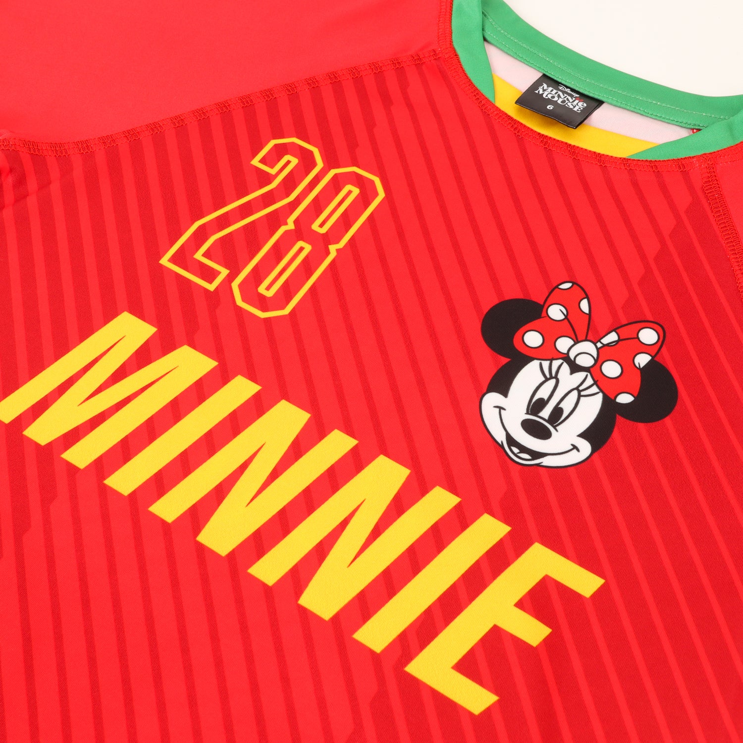 Conjunto Futbol Niña Minnie Rojo Disney