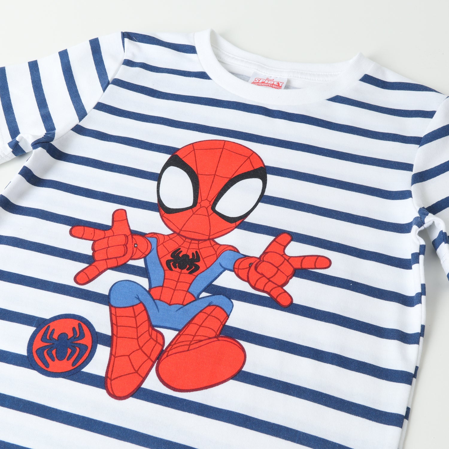 Conjunto Niño Azul Spiderman Jump Rayas Marvel