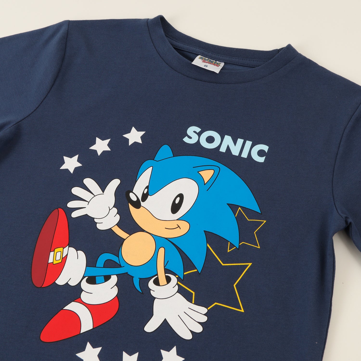 Conjunto Niño Azul Sonic Estrellas Sonic