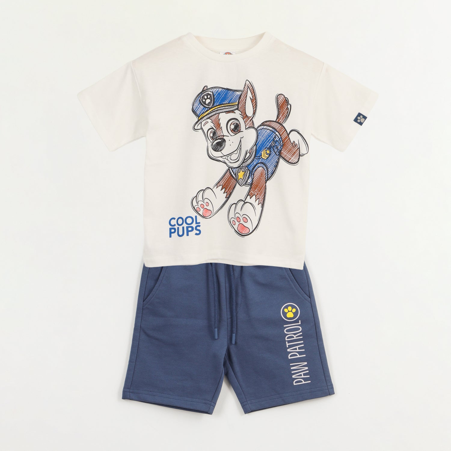 Conjunto Niño Blanco Chase Paw Patrol