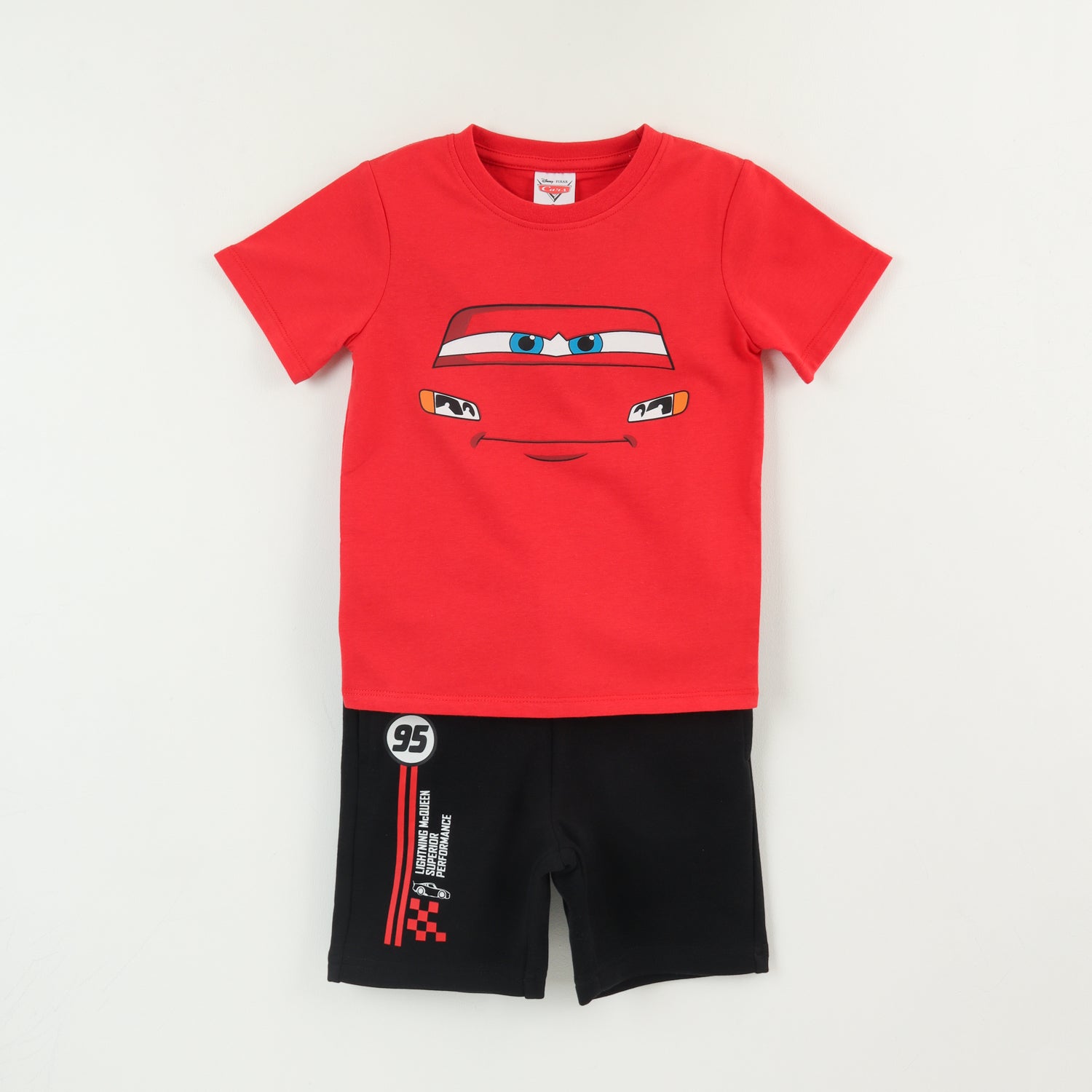 Conjunto Niño Rojo Lightning McQueen Cars Disney