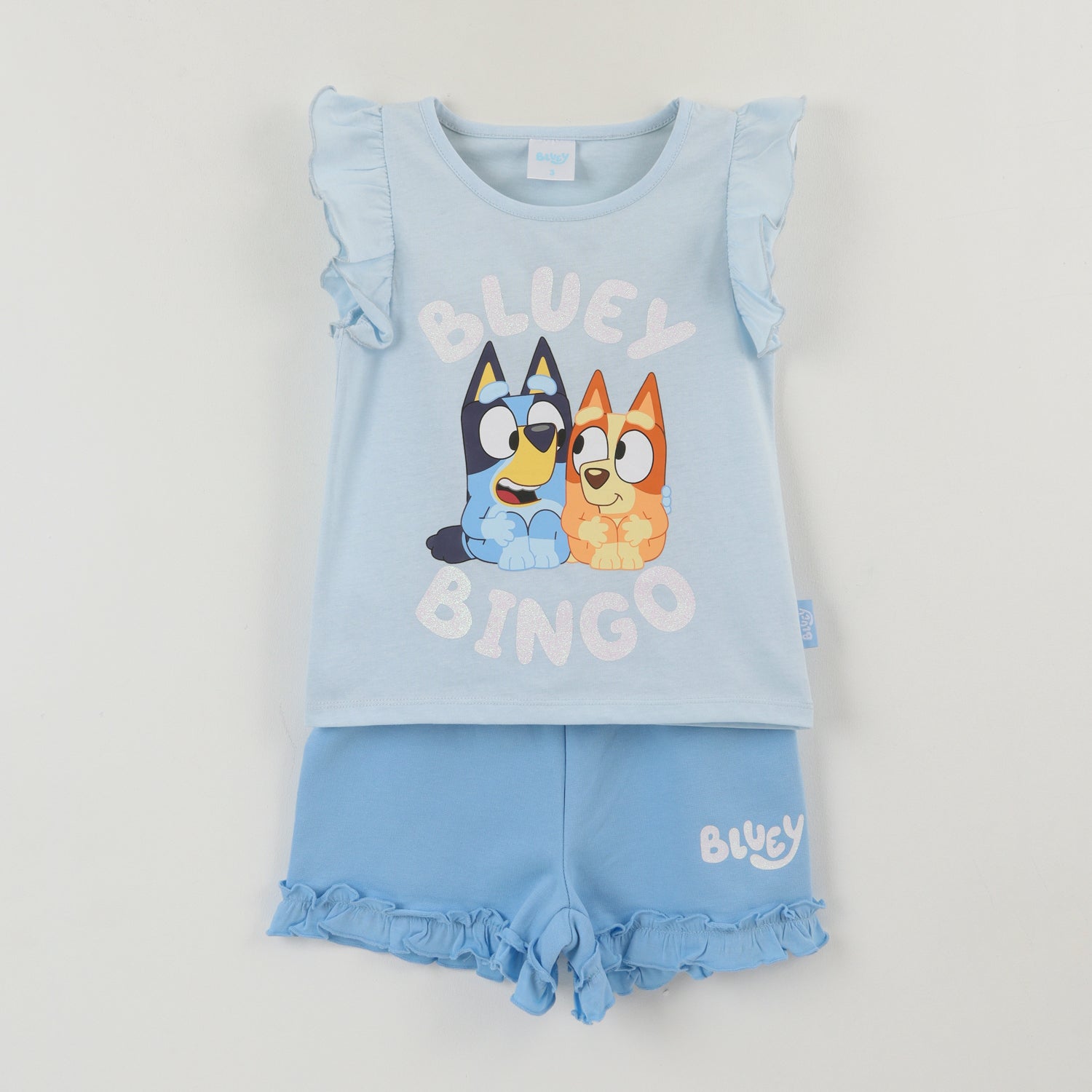 Conjunto Niña Celeste Bluey & Bingo Bluey