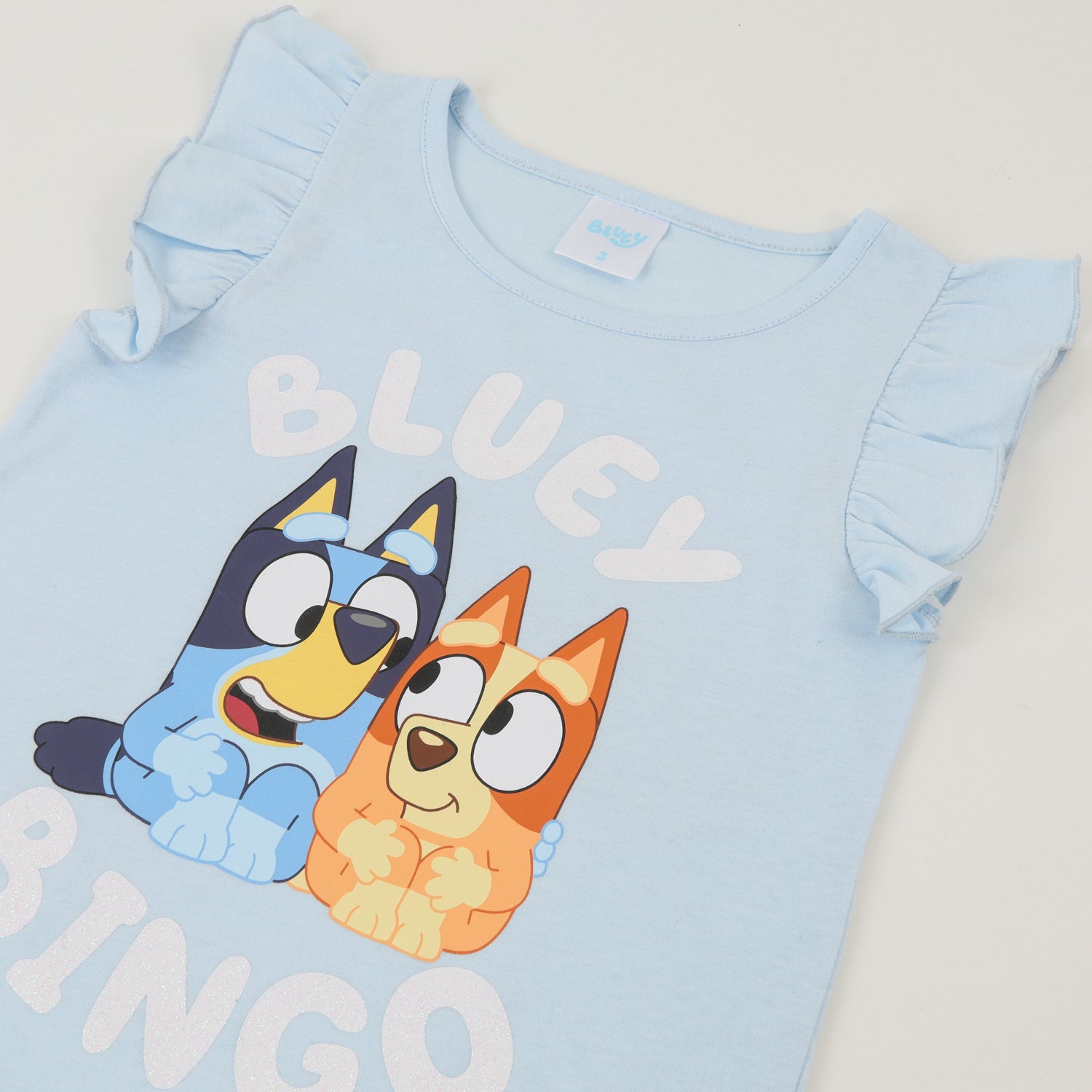 Conjunto Niña Celeste Bluey & Bingo Bluey