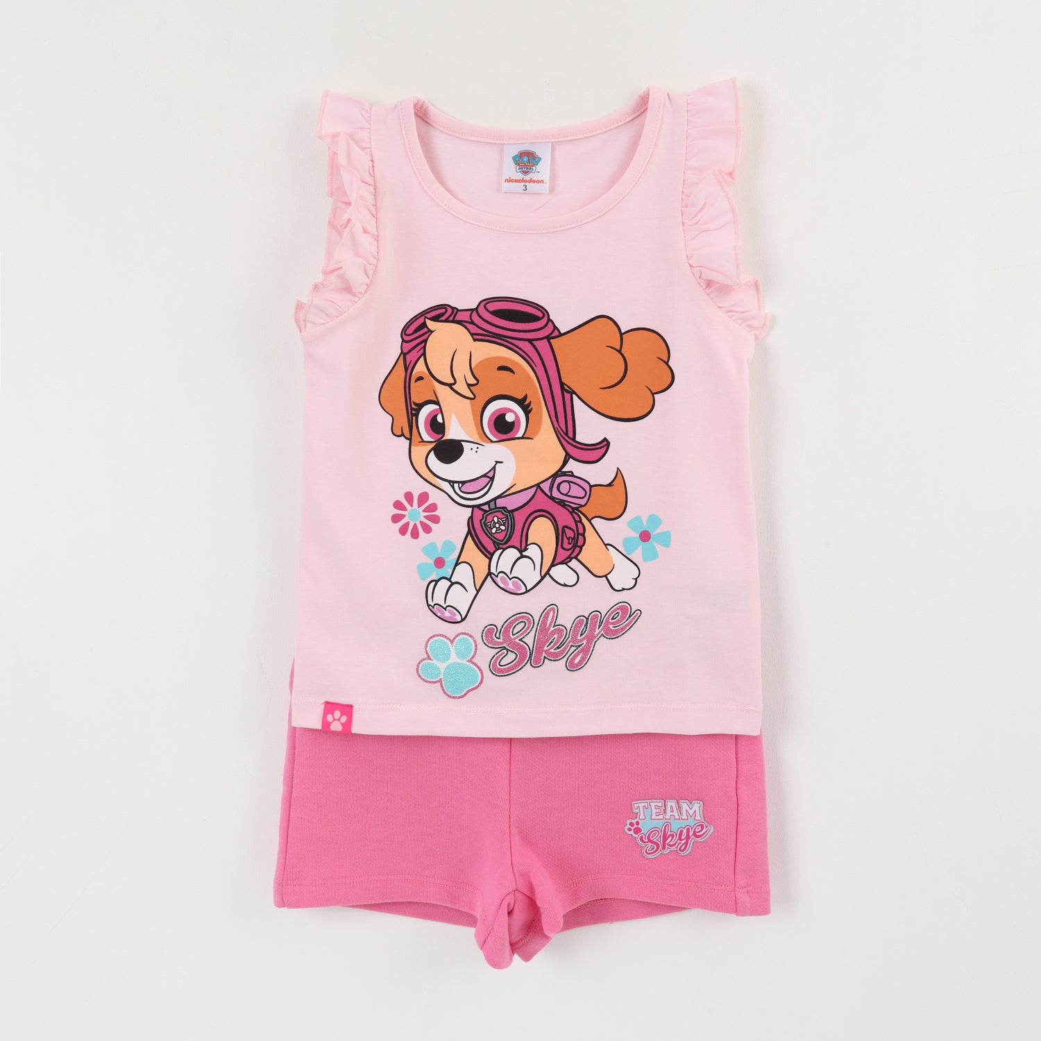 Conjunto Niña Rosado Skye Jumping Paw Patrol