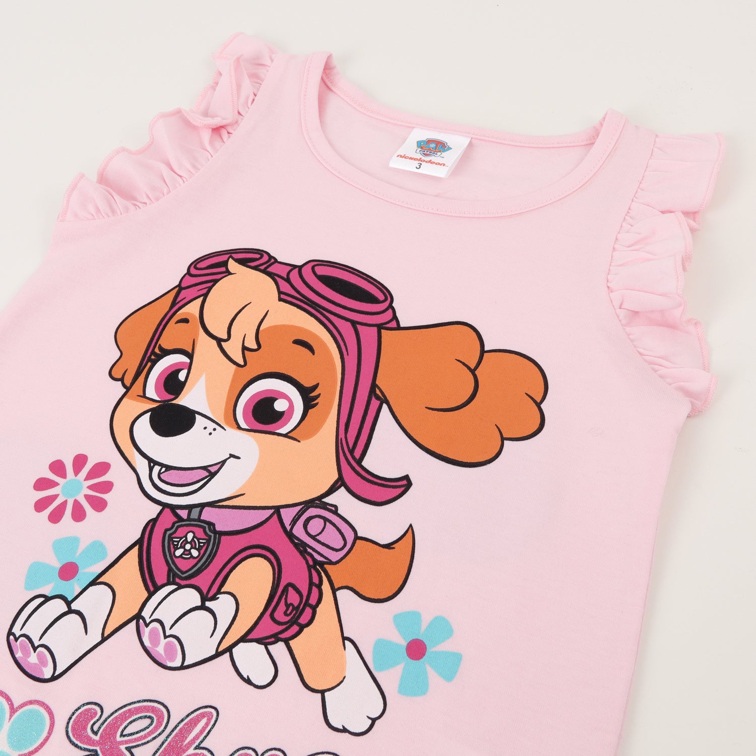 Conjunto Niña Rosado Skye Jumping Paw Patrol
