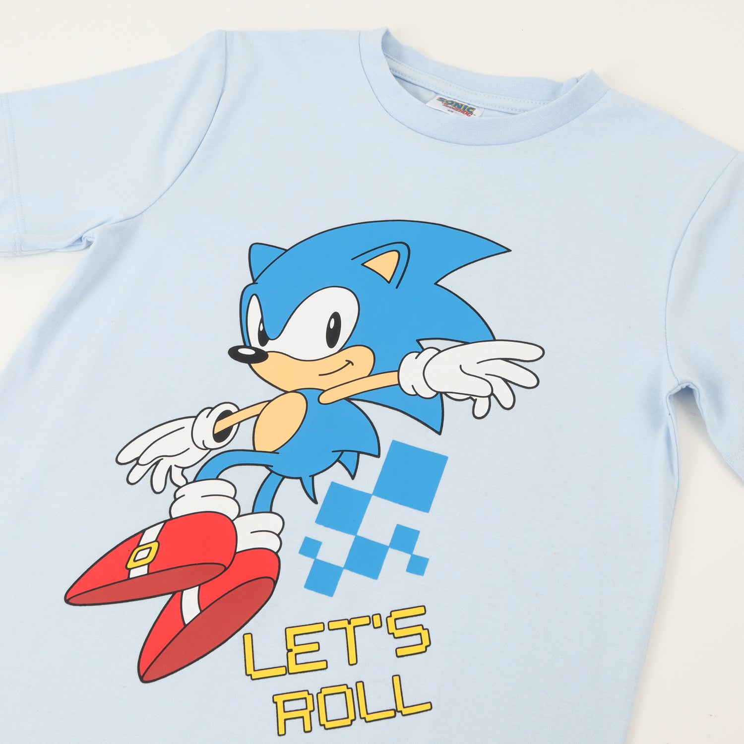 Conjunto Niño Celeste Racing Sonic
