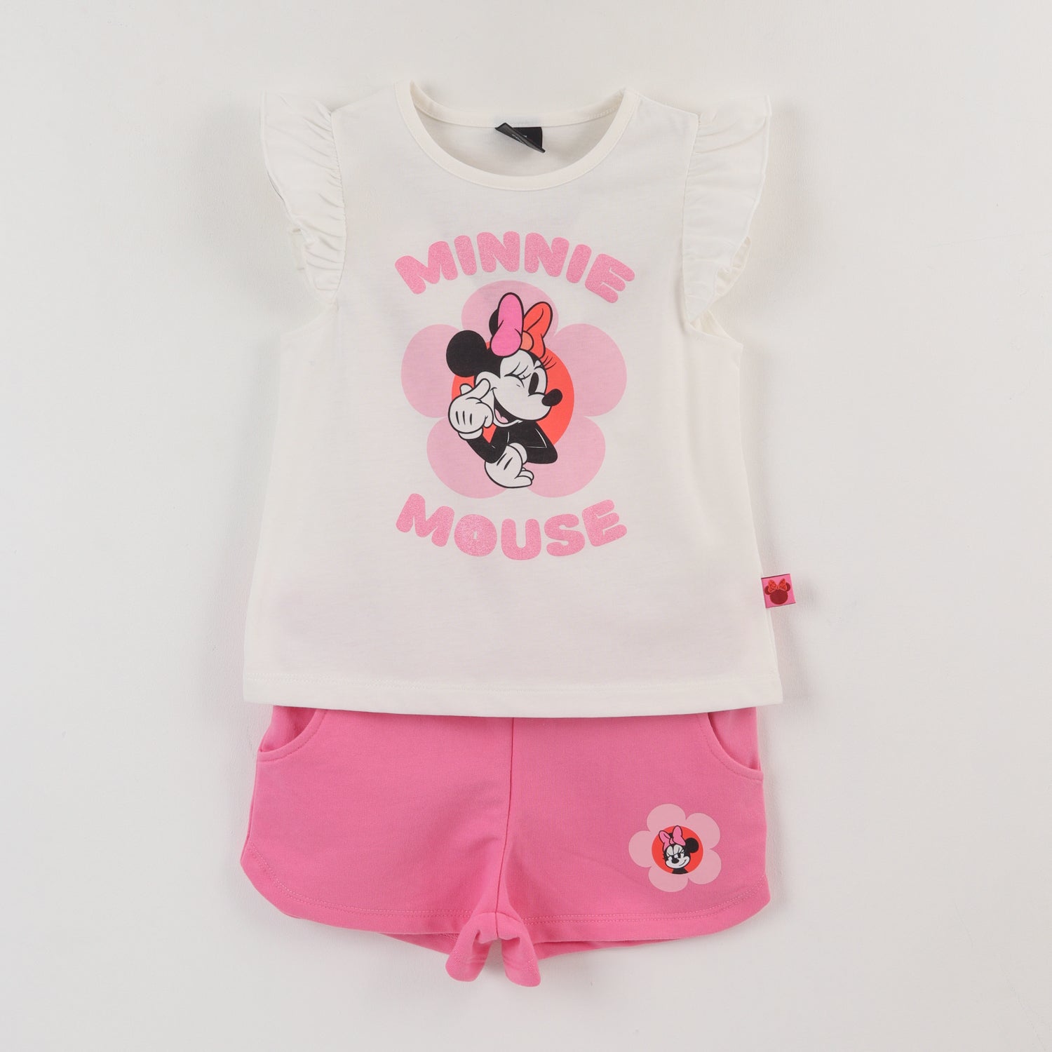 Conjunto Niña Rosado Minnie Mouse Cheeck Disney