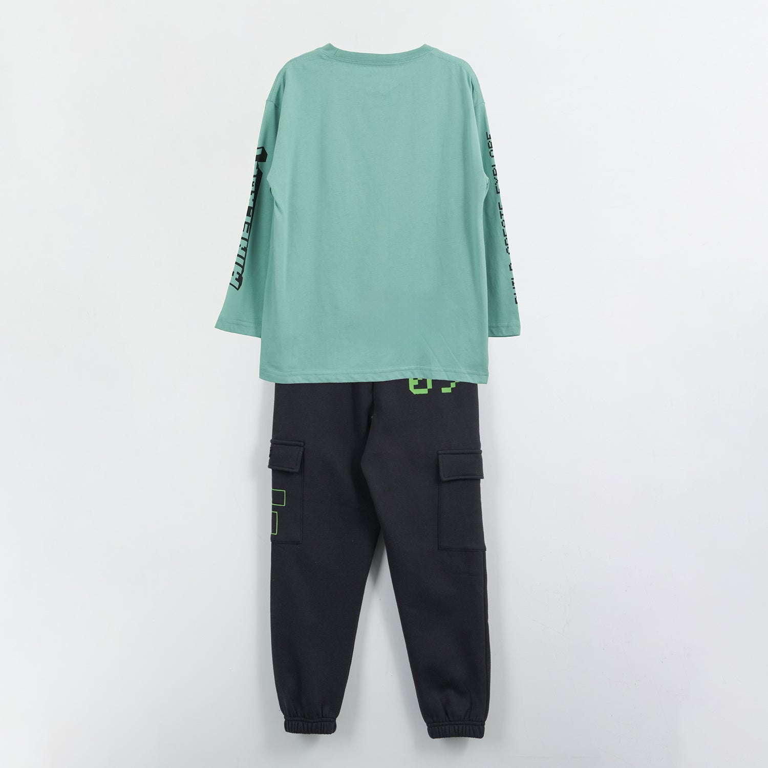 Conjunto Niño Creeper Cargo Verde Minecraft - Conjuntos Chile | The Brands Club cl