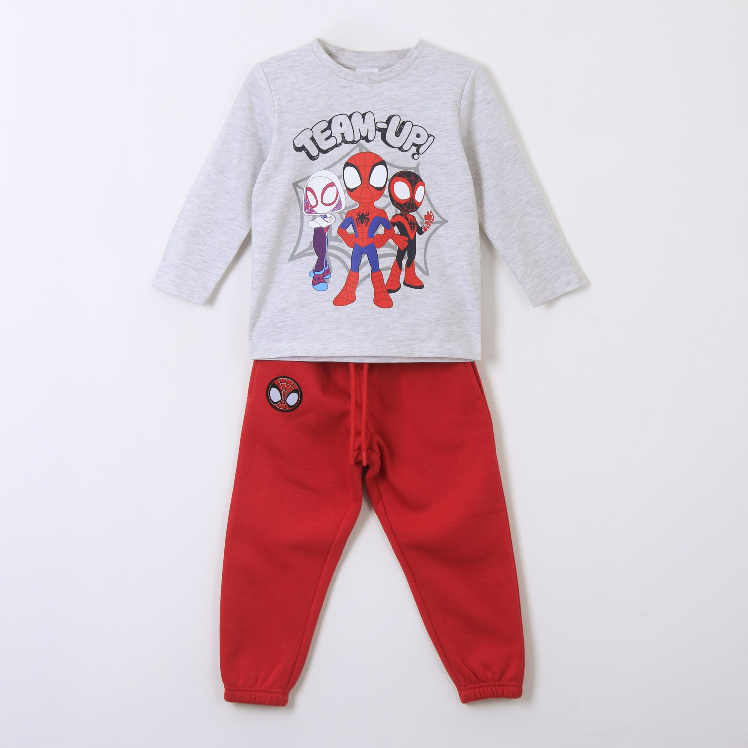 Conjunto Niño Team Up Spidey Blanco Marvel - Conjuntos Chile | The Brands Club cl