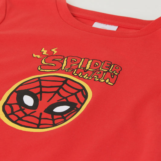 Conjunto Niño Spiderman Face Rojo Marvel - Conjuntos Chile | The Brands Club cl