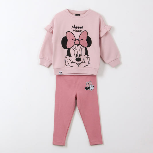 Conjunto Niña Vuelos Minnie Mouse Rosado Disney - Conjuntos Chile | The Brands Club cl