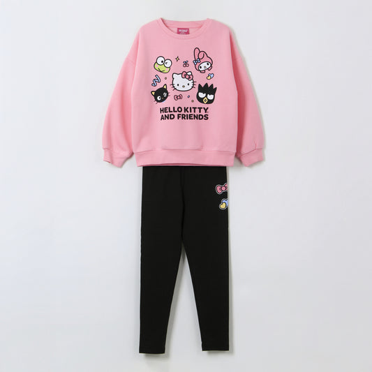 Conjunto Niña Hello Kitty & Friends Rosado Hello Kitty - Conjuntos Chile | The Brands Club cl