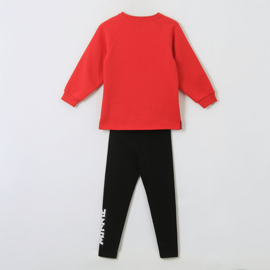 Conjunto Niña Minnie Mouse Guiño Rojo Disney - Conjuntos Chile | The Brands Club cl