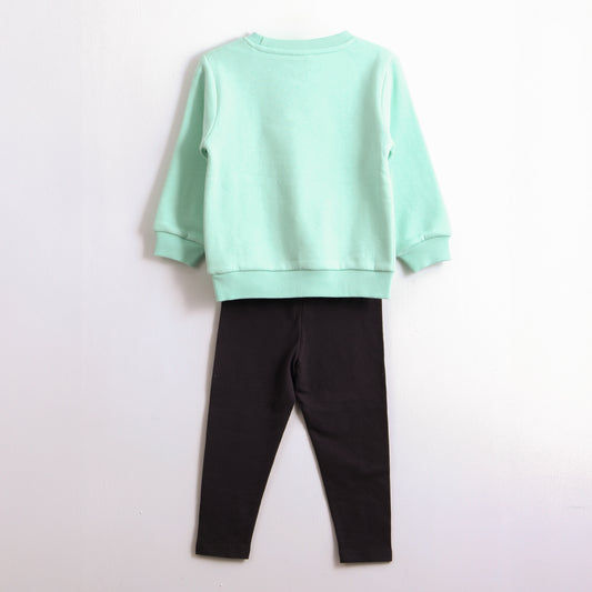 Conjunto Niña Ohana Lilo & Stitch Celeste Disney - Conjuntos Chile | The Brands Club cl