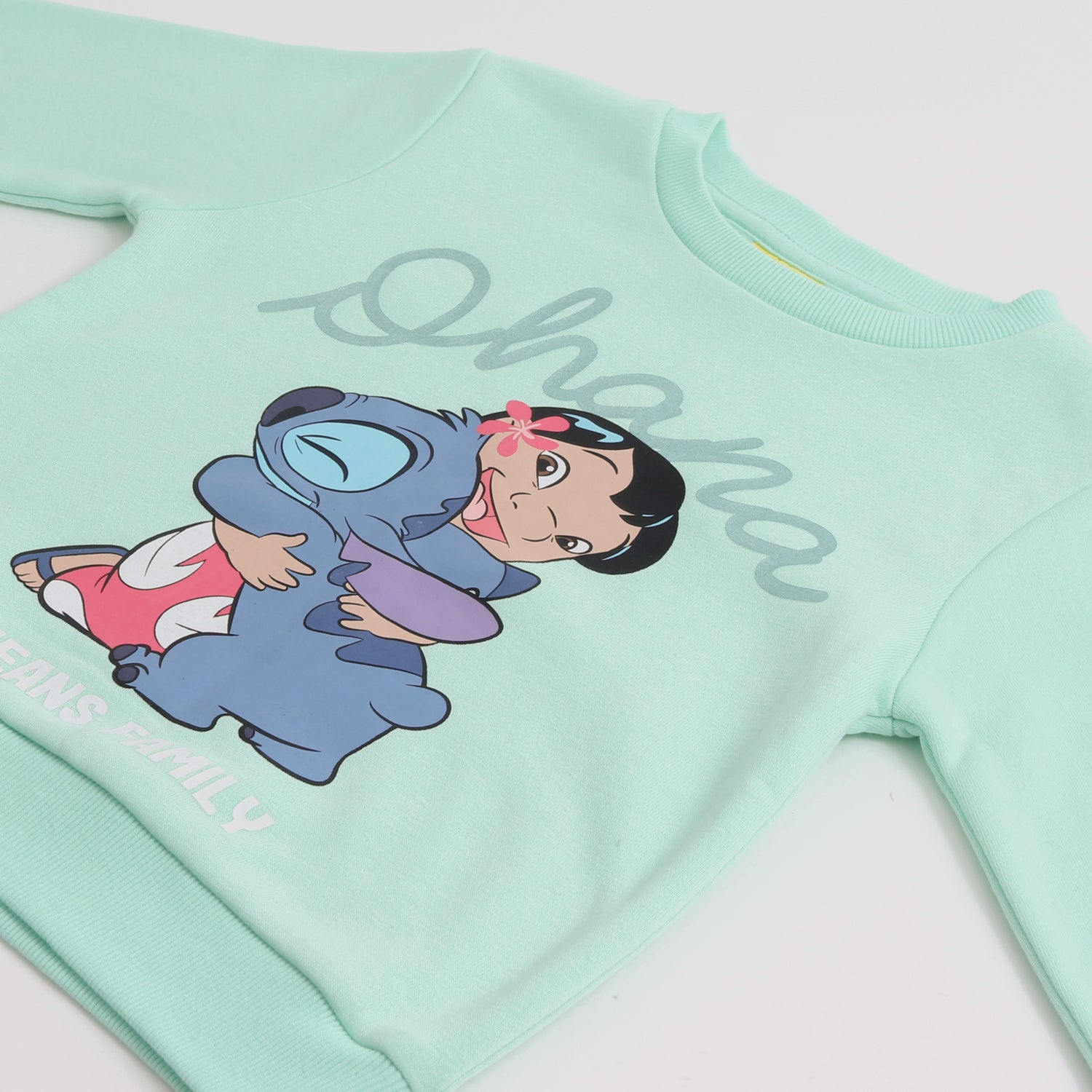Conjunto Niña Ohana Lilo & Stitch Celeste Disney - Conjuntos Chile | The Brands Club cl