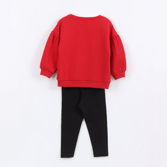 Conjunto Niña Cintas Minnie Mouse Rojo Disney - Conjuntos Chile | The Brands Club cl