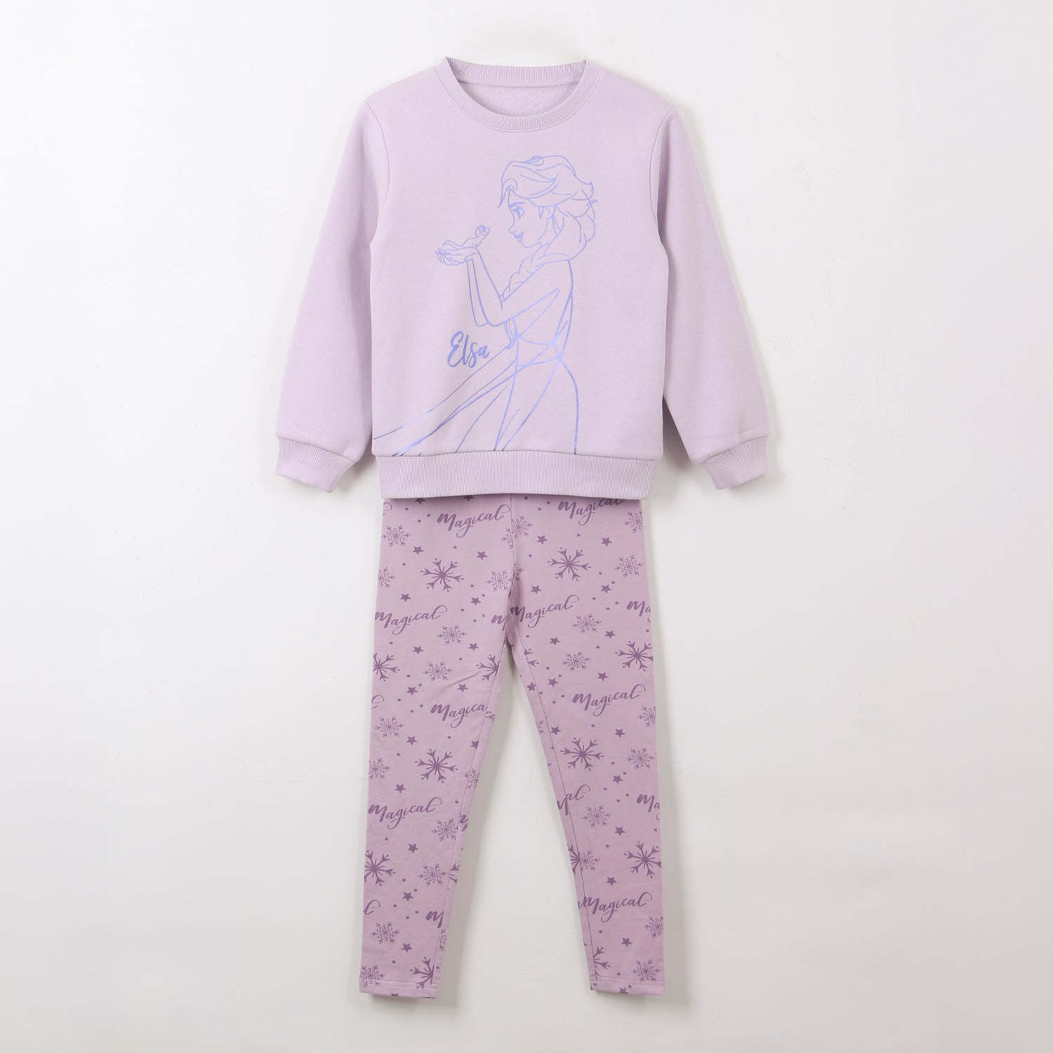 Conjunto Niña Elsa Frozen Lila Disney - Conjuntos Chile | The Brands Club cl