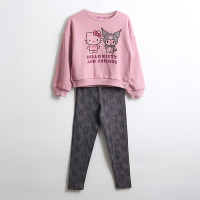 Conjunto Niña Hello Kitty & Friends Rosado Hello Kitty - Conjuntos Chile | The Brands Club cl