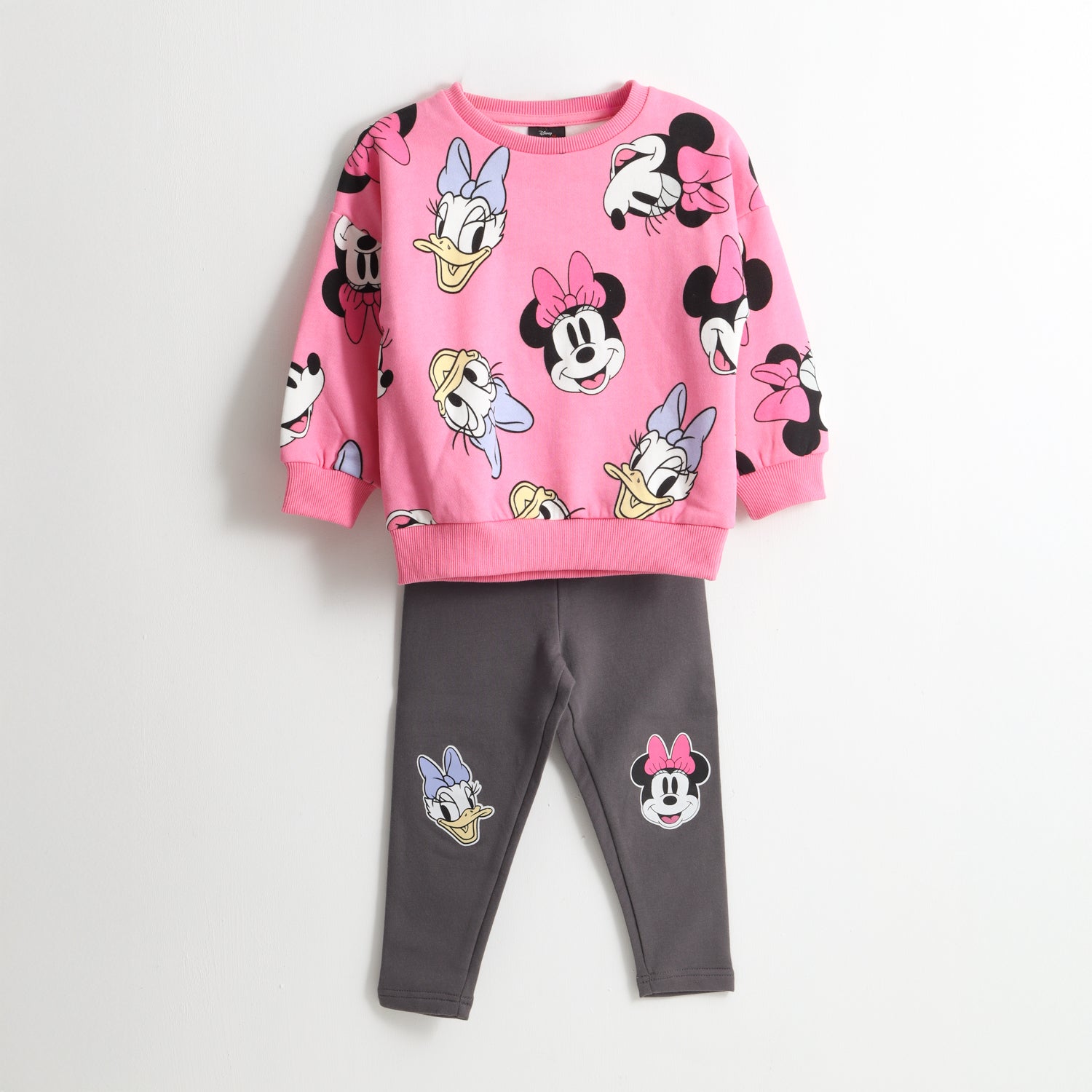 Conjunto Niña Print Friends Minnie Rosado Disney - Conjuntos Chile | The Brands Club cl