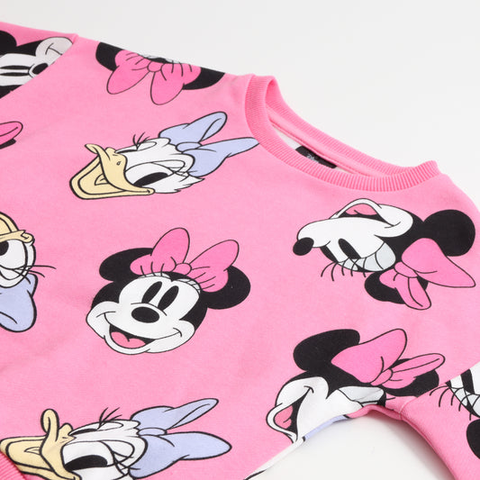 Conjunto Niña Print Friends Minnie Rosado Disney - Conjuntos Chile | The Brands Club cl