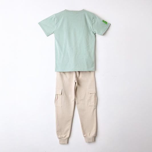 Conjunto Niño Cargo Verde Minecraft - Conjuntos Chile | The Brands Club cl