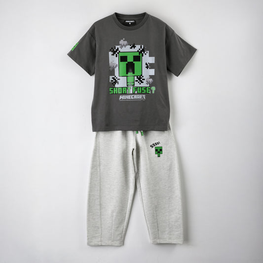 Conjunto Niño Creeper Gris Minecraft - Conjuntos Chile | The Brands Club cl