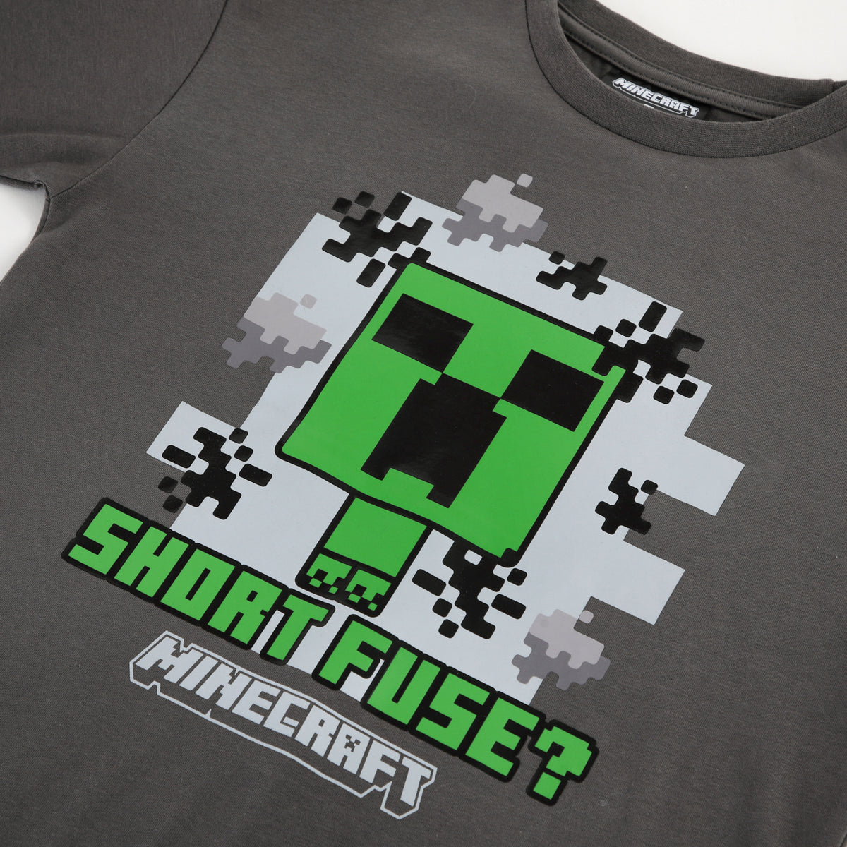 Conjunto Niño Creeper Gris Minecraft - Conjuntos Chile | The Brands Club cl