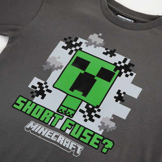 Conjunto Niño Creeper Gris Minecraft - Conjuntos Chile | The Brands Club cl