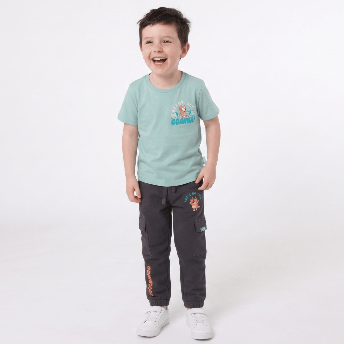 Conjunto Niño Bingo & Bluey Frente Verde - Conjuntos Chile | The Brands Club cl