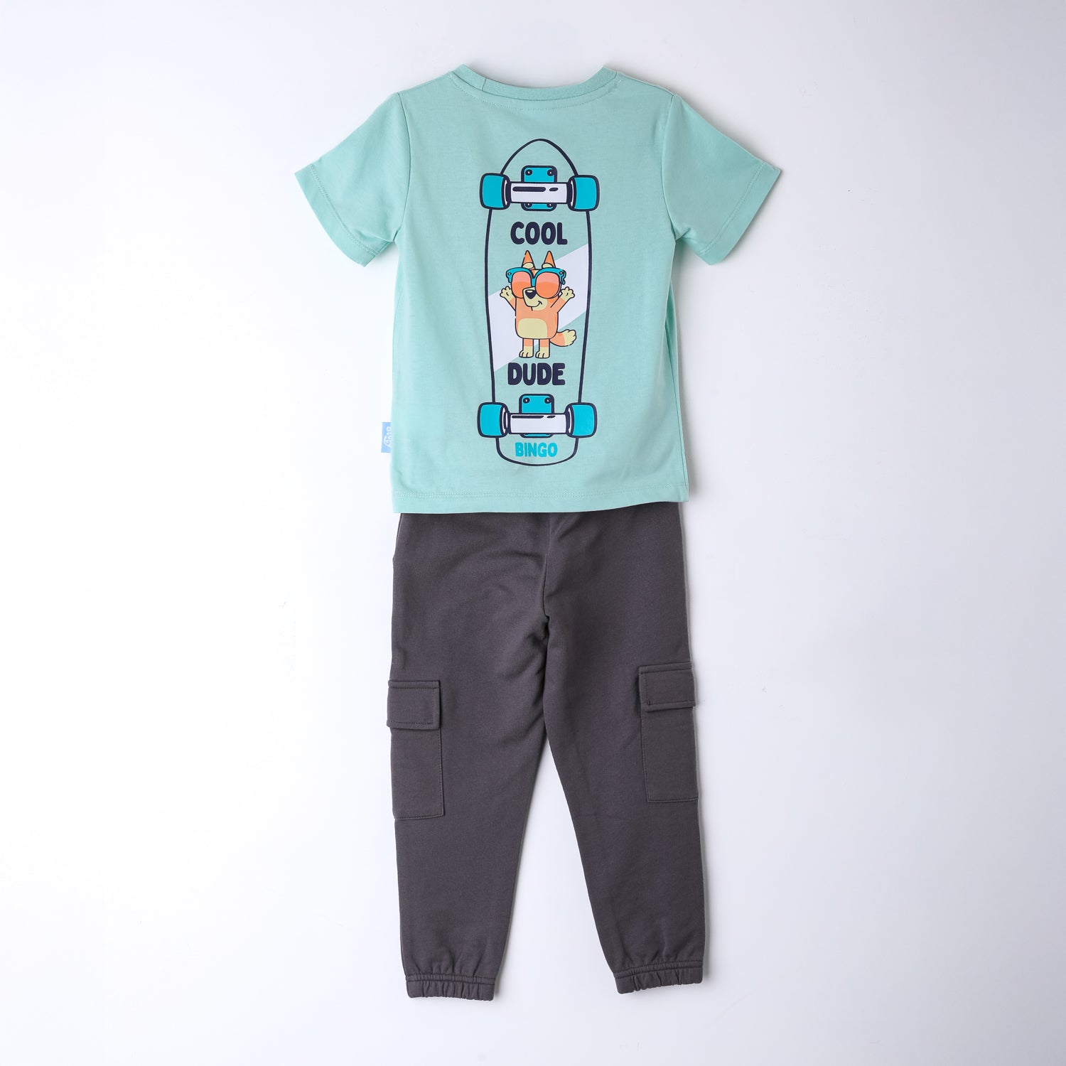 Conjunto Niño Bingo Frente Verde Bluey