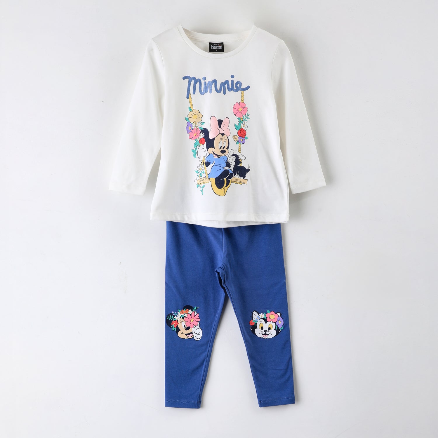 Conjunto Niña Minnie Blanco Disney