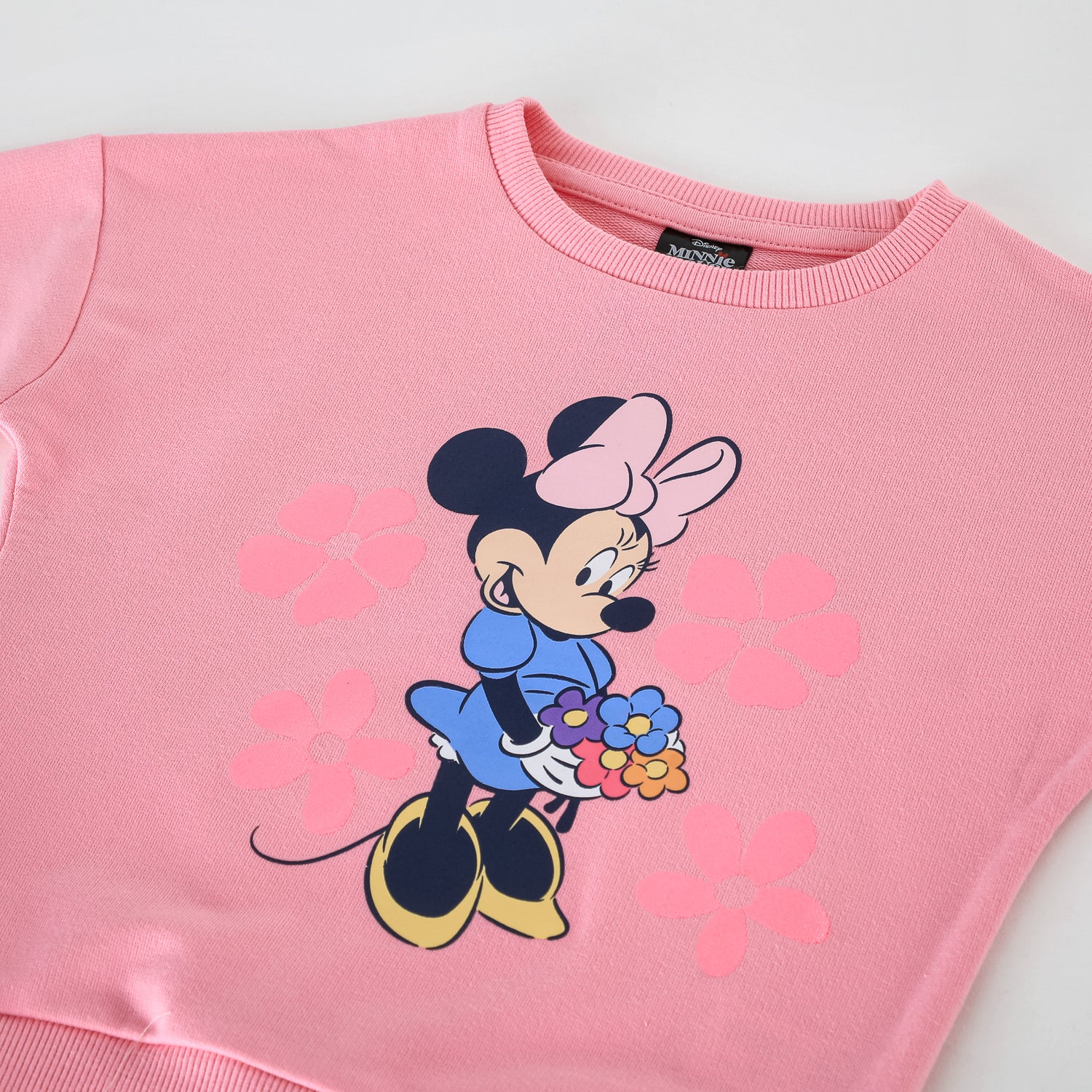 Conjunto Niña Minnie Disney Corto Rosado