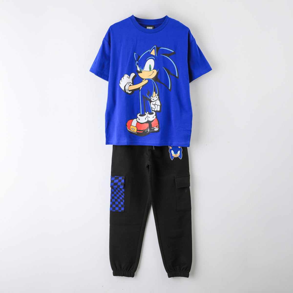 Conjunto Niño Personaje Grande Azul Sonic - Conjuntos Chile | The Brands Club cl