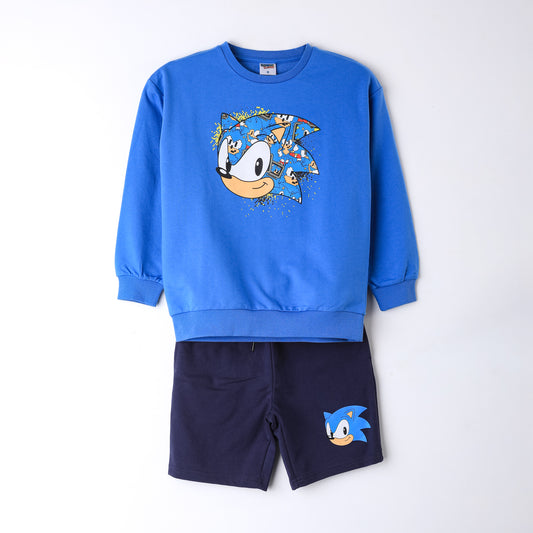 Conjunto Niño Sonic Corto Azul - Conjuntos Chile | The Brands Club cl