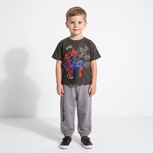 Conjunto Niño Spiderman Marvel Gris - Conjuntos Chile | The Brands Club cl
