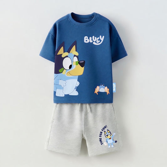 Conjunto Niño Bluey Azul - Conjuntos Chile | The Brands Club cl