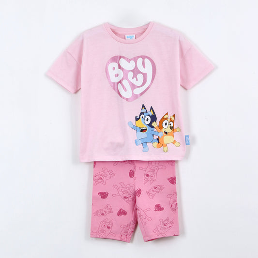 Conjunto Niña Bluey Rosado - Buzos Chile | The Brands Club cl