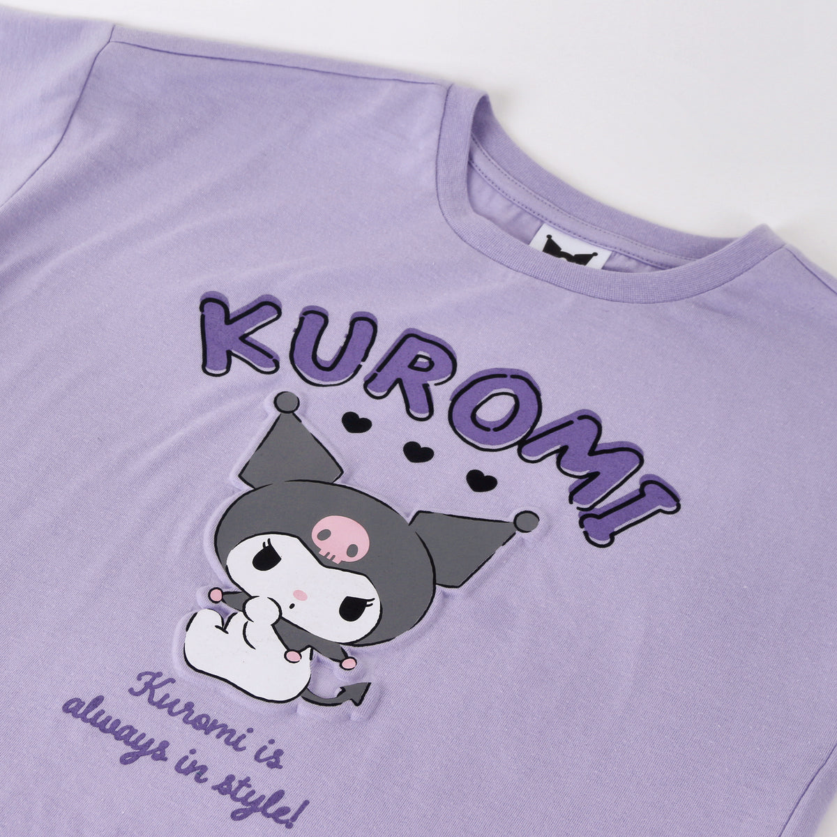 Conjunto Niña Kuromi Hello Kitty Lila