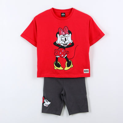 Conjunto Niña Minnie Disney Rojo